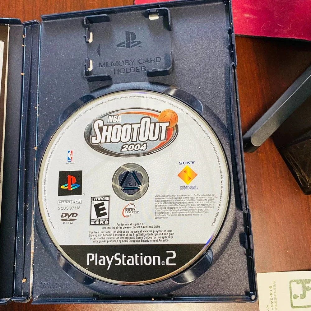Sony PlayStation 2 NBA Shoot Out 2004 989 Sports with Manual & Case